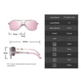 thumbnail image 2 of polarized aviator sunglasses,lightweight metal frame sun glasses uv400, 2 of 3
