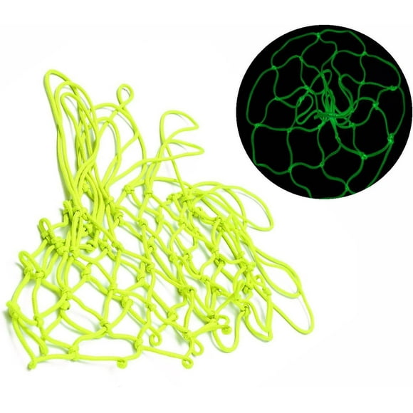 Zshan Fluorescent Basketball Net, Luminous Basketball Net Glow in the Dark