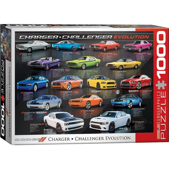 Dodge Charger Challenger Evolution 1000-Piece Puzzle