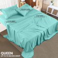 thumbnail image 2 of King Bed Sheet Set Piece Bedding Soft Brushed Microfiber Fabric Shrinkage & Fade Easy Care (), 2 of 7