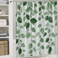 thumbnail image 6 of Orinice Green Eucalyptus Shower Curtain Sage Green Botanical Plant Shower Curtains for Bathroom Decor  Nature Leaf Waterproof Fabric Shower Curtains 36x72, 6 of 7
