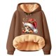 thumbnail image 1 of WILLBEST Sudadera Navideña para Mujer, Invierno, Gruesa, Cálida, Colorida, con Capucha, Tops 550 X-Grande, 1 of 3