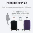 thumbnail image 3 of Preplabs Luggage Protective Cover, with Durable Design for 18-20 Inch Suitcases, Travel Ready, Sustainable Materials for Eco-Conscious Packing, 3 of 9