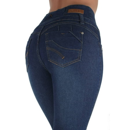 Fashion2love - LS8-88711S Colombian Design, Butt Lift, Levanta Cola, High Waist, Skinny Jeans ...