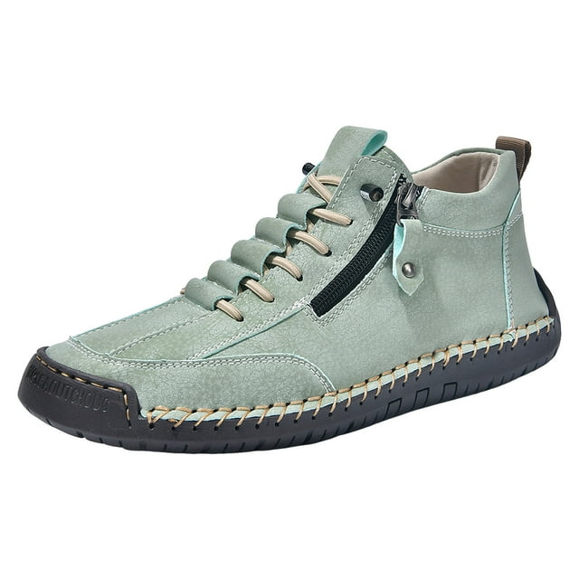 Fsqjgq Espadrilles Montantes Hommes Chaussures de Course Bottes Extérieur Élégantes Chaussure de Randonnée Décontractée Gym Mise en Forme Tendance Espadrilles de Sport
