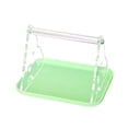 thumbnail image 2 of Percha de mesa para pájaros, juguete para ejercitar aves, soporte de entrenamiento con bandeja para excrementos. Verde, 2 of 9