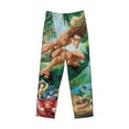 thumbnail image 4 of Tarzan Men's Pajama Pants, Soft All Over Print Casual Drawstring Lounge PJs Pant with Pockets, Comfy Loose Sleep Bottoms Trousers, 4 of 8