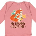 thumbnail image 4 of Inktastic My Grammy Loves Me Fox Boys or Girls Long Sleeve Baby Bodysuit, 4 of 5