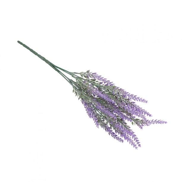 Lavanda artificial para bodas BuyWeek 25 cabezas Flores artificiales color púrpura