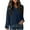 Blue Tops for Women, variant on Olyvenn Stylish Womens Tops Dressy Casual Lantern Long Sleeve Shirts Spring Outfits Textured Business Blouses V Neck Button Down Shirts Brown 8