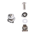 thumbnail image 3 of 10x M5 x 16 Metal Nickel-plated Square Hole Cage Nuts & Screws for Server Rack Cabinet, 3 of 11