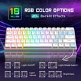 thumbnail image 2 of Teclado mecánico para juegos RK ROYAL KLUDGE RK61 Brown Switch, 2 of 8