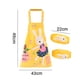 thumbnail image 2 of Batas de arte para niños, Delantal ajustable para niños, Delantales de pintura impermeables para niños, estilo 1, 2 of 5
