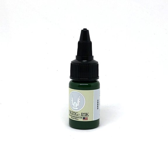 Viking Ink Professional Tattoo Inks Color Green 0.5oz (15ml)