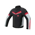 thumbnail image 4 of Veste de Moto d'Été Équipement de Protection Manteau avec Protection Réfléchissante pour Hommes Femmes Veste de Moto Résistante à l'Eau Noir Blanc TTTG, 4 of 10