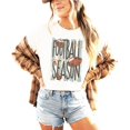 thumbnail image 2 of Football Season Shirt Women Coquette Bow Game Day Tailgate Tee, Ivory Shirt, M, 2 of 8