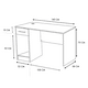 thumbnail image 5 of Escritorio Ejecutivo Moderno Profesional Oficina Home Office DECOMOBIL  ESC-06-CAJON, 5 of 5