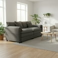 thumbnail image 3 of Homy Casa Chenille Loveseat Sofa, Deep Seat Living Room Couch with Double Cushions & Pillows, 3 of 10