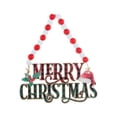 thumbnail image 3 of Lindo letrero navideño perfecl colgante de madera, 3 of 8