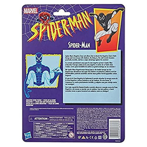 Hasbro Marvel Legends Retro Collection Spider-Man Action Figure Set, 6 Pieces