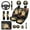 Bald Eagle, variant on HUIACONG Ladybug Car Seat Covers Full Set with Steering Wheel Cover Seat Belt Pads Center Console Cover Coasters Headrest Cover Keychain 14 Pcs Cute Car Accessories for Women Interior Universal Fit