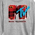 thumbnail image 3 of MTV Logo - Grunge Plaid - Toddler And Youth Long Sleeve Graphic T-Shirt, 3 of 5
