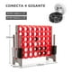 thumbnail image 3 of Costway Conecta Gigante 4 para Niños y Adultos Juego 4 en Raya Gigante con 42 Anillos Dispositivo de Deslizamiento Rápido 120 x 42 x 104 cm Rojo, 3 of 10