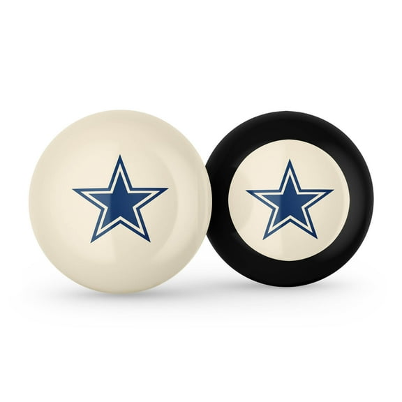 Imperial Dallas Cowboys Logo Cue Ball & 8 Ball Combo Set