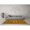 thumbnail image 3 of Ahgly Company Indoor Rectangle Persian Yellow Traditional Area Rugs, 5' x 7', 3 of 4
