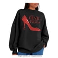 thumbnail image 4 of Sudadera Diablo Viste a la Moda para Mujer, Cuello Redondo Manga Larga Negro Talla G, 4 of 4
