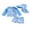 Blue, variant on BemeyourBBs Toddlers Baby Boys 3 Piece Swimsuit Infant Bathing Suit Swim Shirt Trunk Shorts Set and Sun Hat Long Sleeve Shark Swimwear Sunsuit Newborn UPF 50 Rash Guard