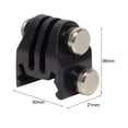 thumbnail image 4 of Adaptador de montaje en riel de nailon para soporte de cámara de acción para GoPro EKEN para DJI OSMO Action Hugtrwg  Para Estrenar, 4 of 9