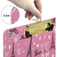 thumbnail image 3 of FMSHPON Travel Paris Eiffel Tower Clipboard Hardboard Wood Nursing Clip Board and Pull for Standard A4 Letter 13x9 inches, 3 of 7