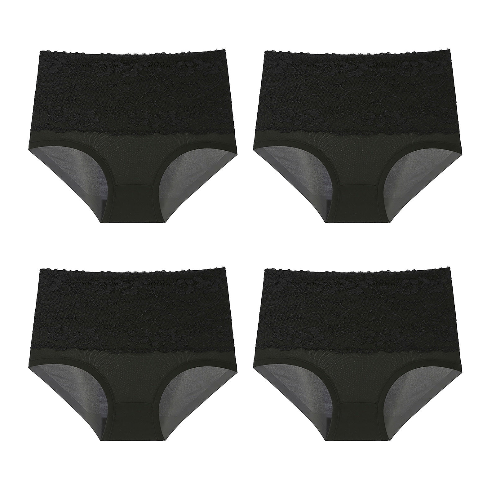 DORKASM Menstrual Underwear for Women Large High Waisted 4 Pack Soft ...