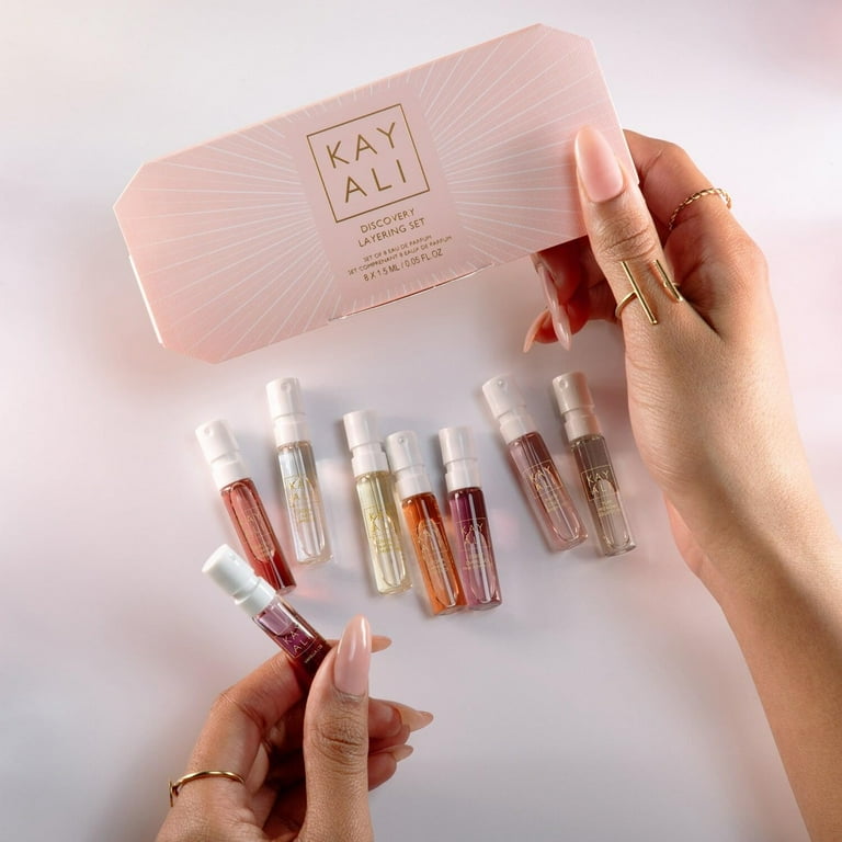 Kayali Discovery Layering Set, 8 Mini Eau de Parfums, Fruity
