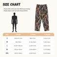 thumbnail image 3 of Kdxio Women's Comfy Stretch Watercolor Romantic Paisley Print Drawstring Pajama Pants-Medium, 3 of 5
