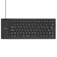 thumbnail image 4 of Teclado de silicona con cable USB enrollable Flexible plegable de 85 teclas resistente al agua, 4 of 8