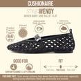 thumbnail image 4 of Cushionaire Wendy Woven Mary Jane Flats For Women | Breathable Open Weave Flats With Adjustable Buckle Strap | Stylish Everyday Mary Jane Flats, 4 of 22