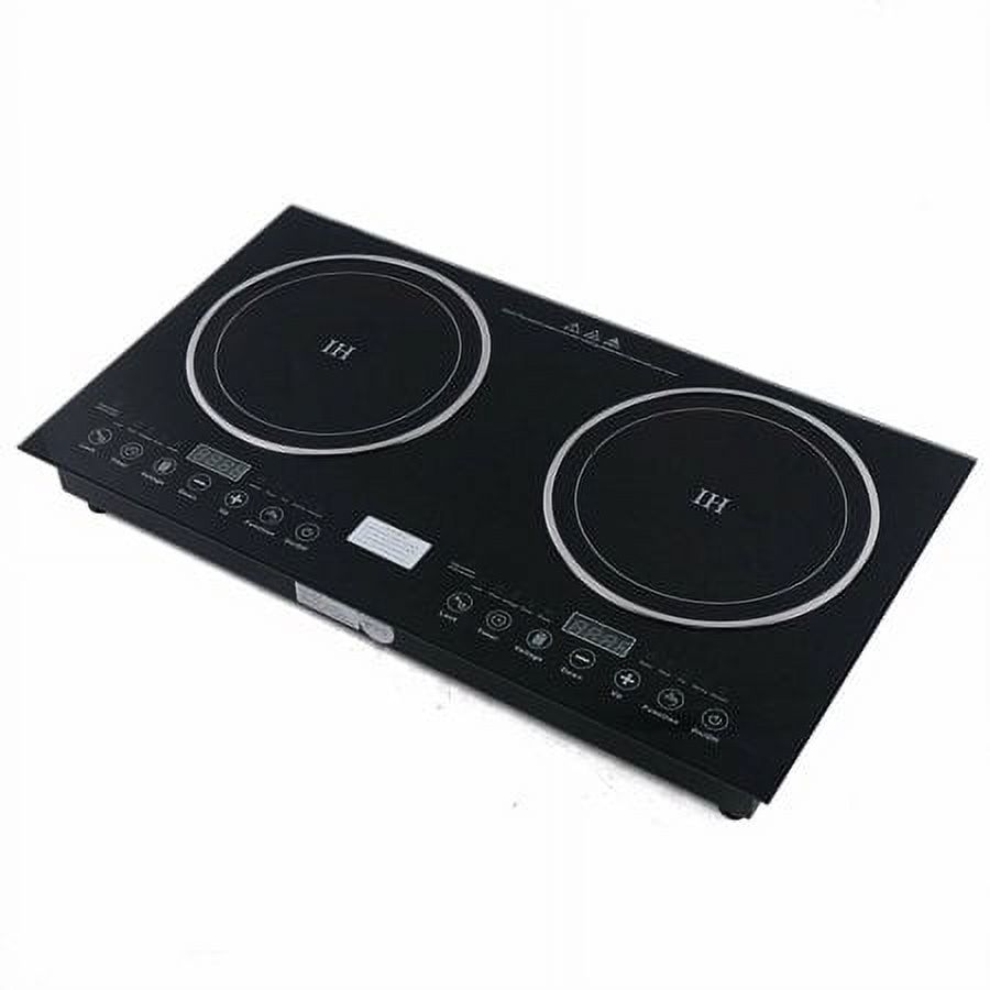 Induction Cooktop 2 Burners Electric Hob Cook Top Stove Ceramic Cooktop 110V