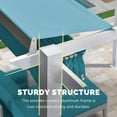 thumbnail image 4 of PURPLE LEAF 10' x 13' Outdoor Retractable Pergola with Double Sun Shade Canopy and White Heavy-Duty Aluminum Frame Patio Modern Adjustable Canopy Pergola for Garden Deck and Backyard, Turquoise Blue, 4 of 13