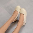 thumbnail image 3 of Vibrex Women's High Heels Shoes Linen Straw Sandals Wedges Casual Canvas Dress Slippers Women's Sandals Perfect For Travel,Daily,Vacations,Part,Dates,Work_Beige_8.5, 3 of 8