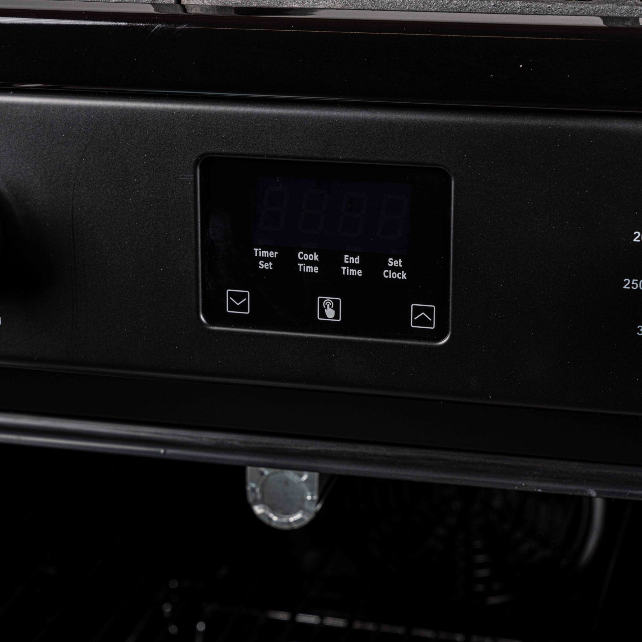 Magic Chef 24 in 4-Burner Freestanding Gas Range in Black in Black