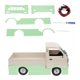 thumbnail image 4 of RC camión cuerpo cerco w/luz para WPL D12 1:10 escala RC camión Sunnimix cerco de carrocería de coche rc, 4 of 8