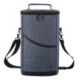 thumbnail image 1 of Bolsa de vino ALLCAMP para 2 botellas, aislante, portátil, azul, 1 of 9