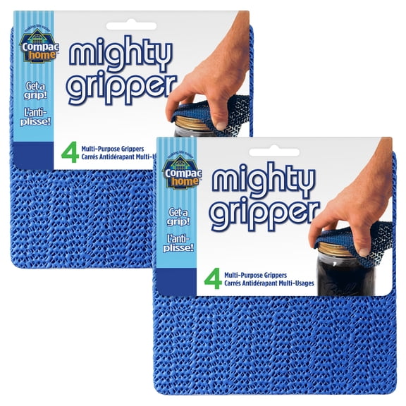 Compac Home Mighty Gripper Non-Slip Pads Jar Opener Lid Remover, Stablize Pictures, Keyboards, Lamps, and More, 8 Count