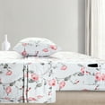 thumbnail image 6 of Sleepdown 100% Cotton Flannel Sheets Queen Size Bed Sheets Set with Deep Pockets, Brushed Flannel with Elastic Fitted Sheet Set, Soft & Cozy Sheets - 4 Piece Bedding and Pillowcase set - Blush Floral, 6 of 7