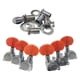 thumbnail image 3 of 6x clavija de afinación de guitarra de aleación de Zinc, perillas de clavija con tornillos, tuercas, juntas para accesorios de guitarra, 3 of 9