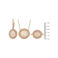 thumbnail image 5 of Everly Women's Opal and Diamond 14k Rose Gold Jewelry Set, 5 of 9
