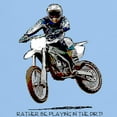 thumbnail image 3 of CafePress - Rather Be Playing In The Dirt With A Motorbike Lig - Men's Classic Graphic T-Shirt, 3 of 4