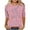 Pink, variant on Summer Tshirts for Women Half Sleeve Floral Graphic Printed Tunic Tops Loose Fit Crew Neck Pleated Base Casual Tees (XL, Khaki)